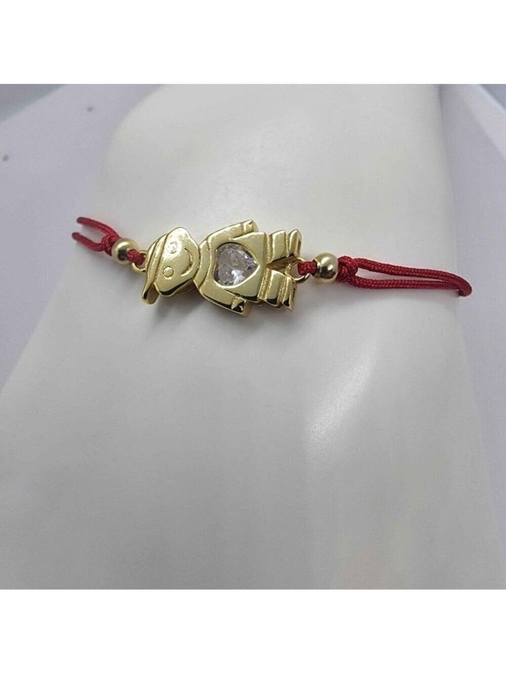 NEW Sterling Silver 925 Boy Design with Adjustable  Bracelet